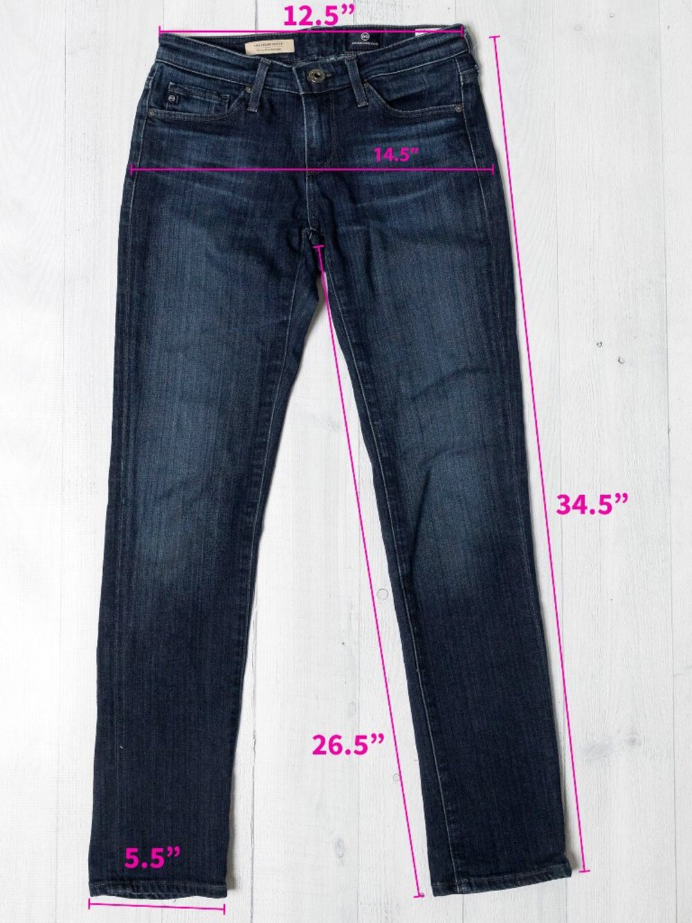 AG Adriano Goldschmied Jeans The Stevie Petite 24P - Picture 2 of 10